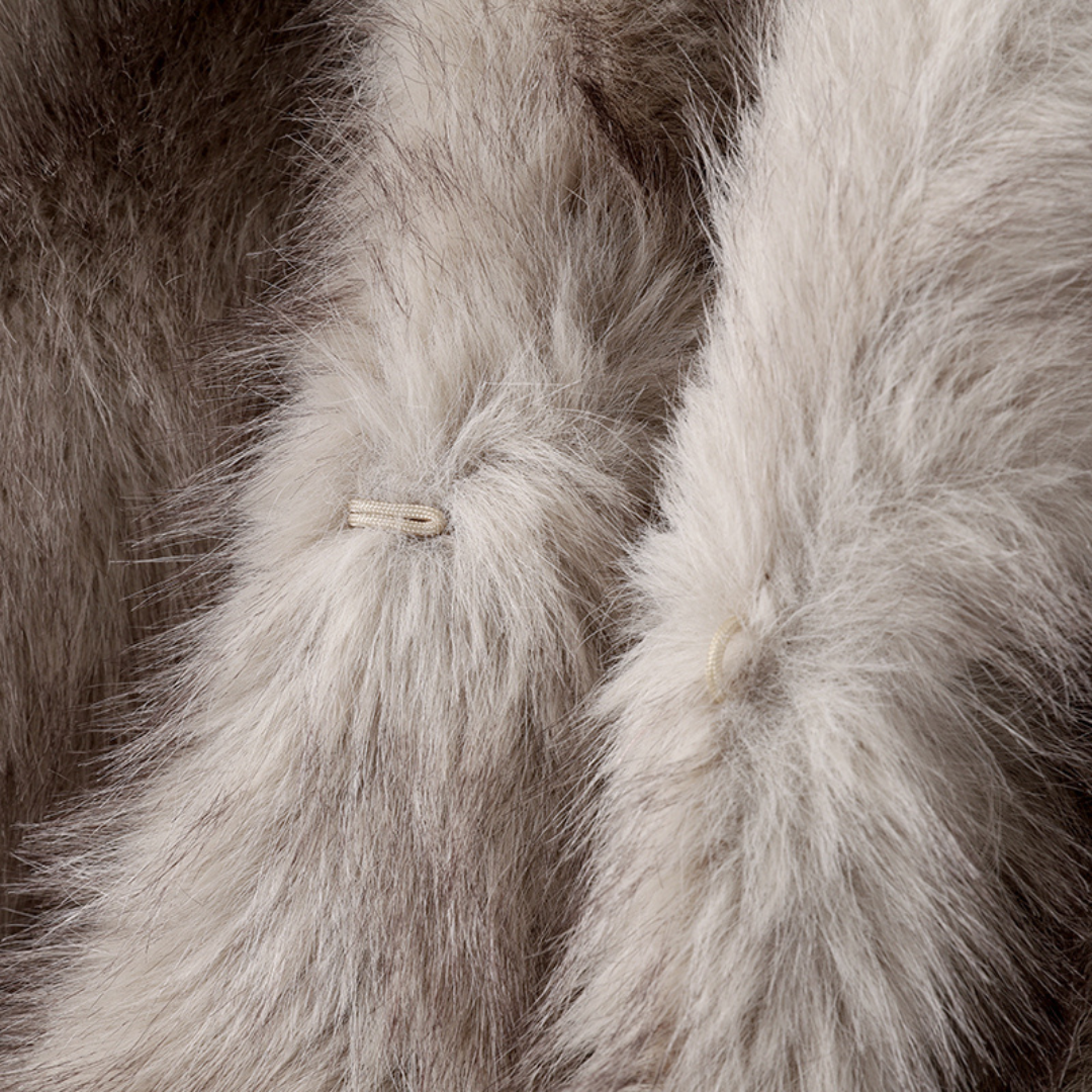 Elegance Faux Fur Coat