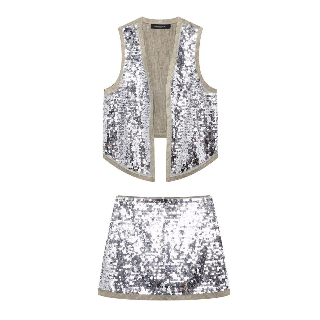 Glamorous sequin set