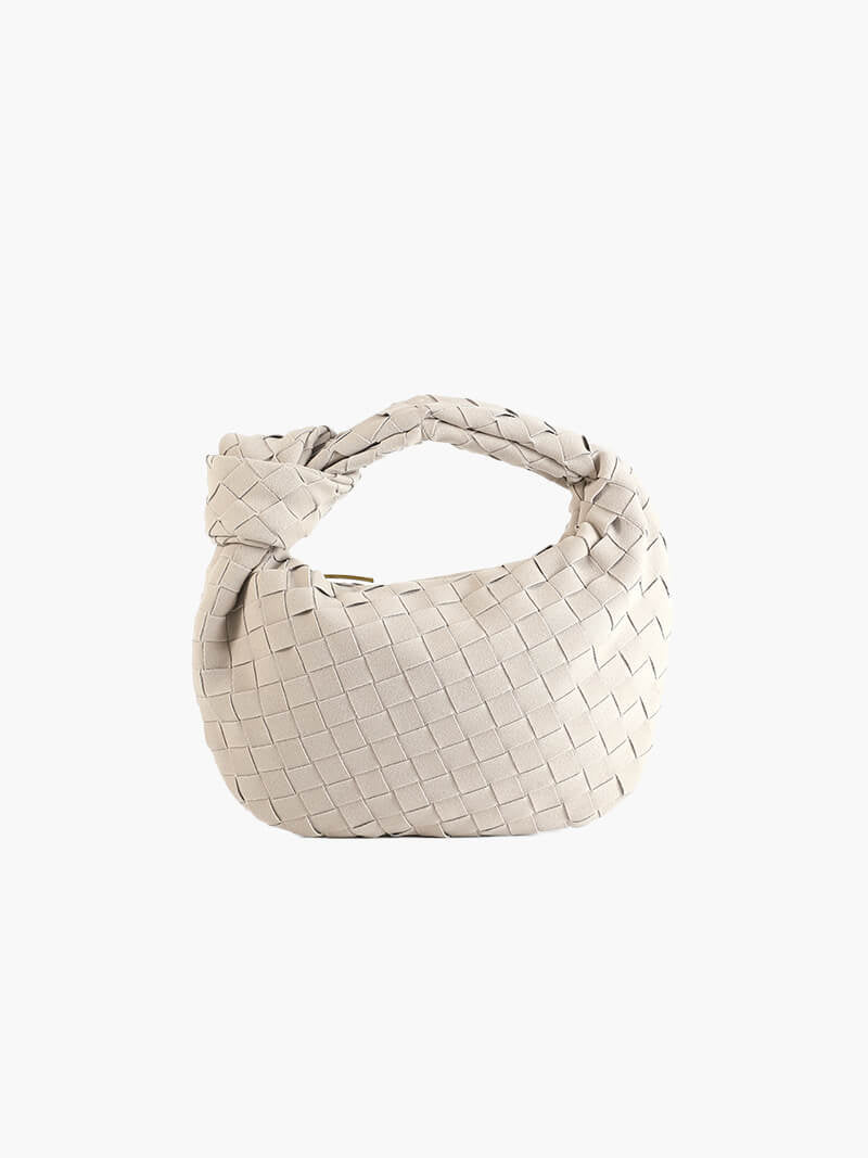 Luxe weave handbag