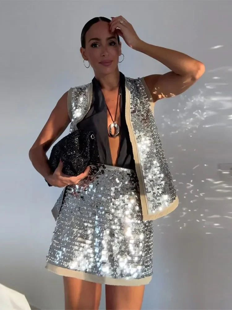 Glamorous sequin set