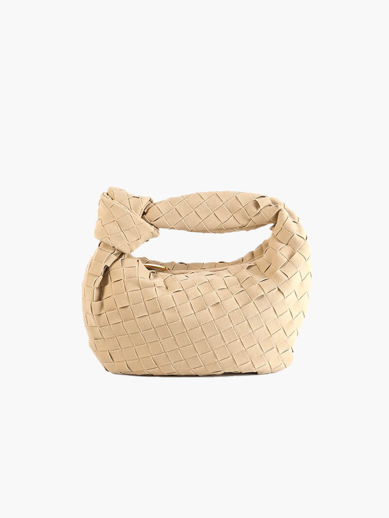 Luxe weave handbag