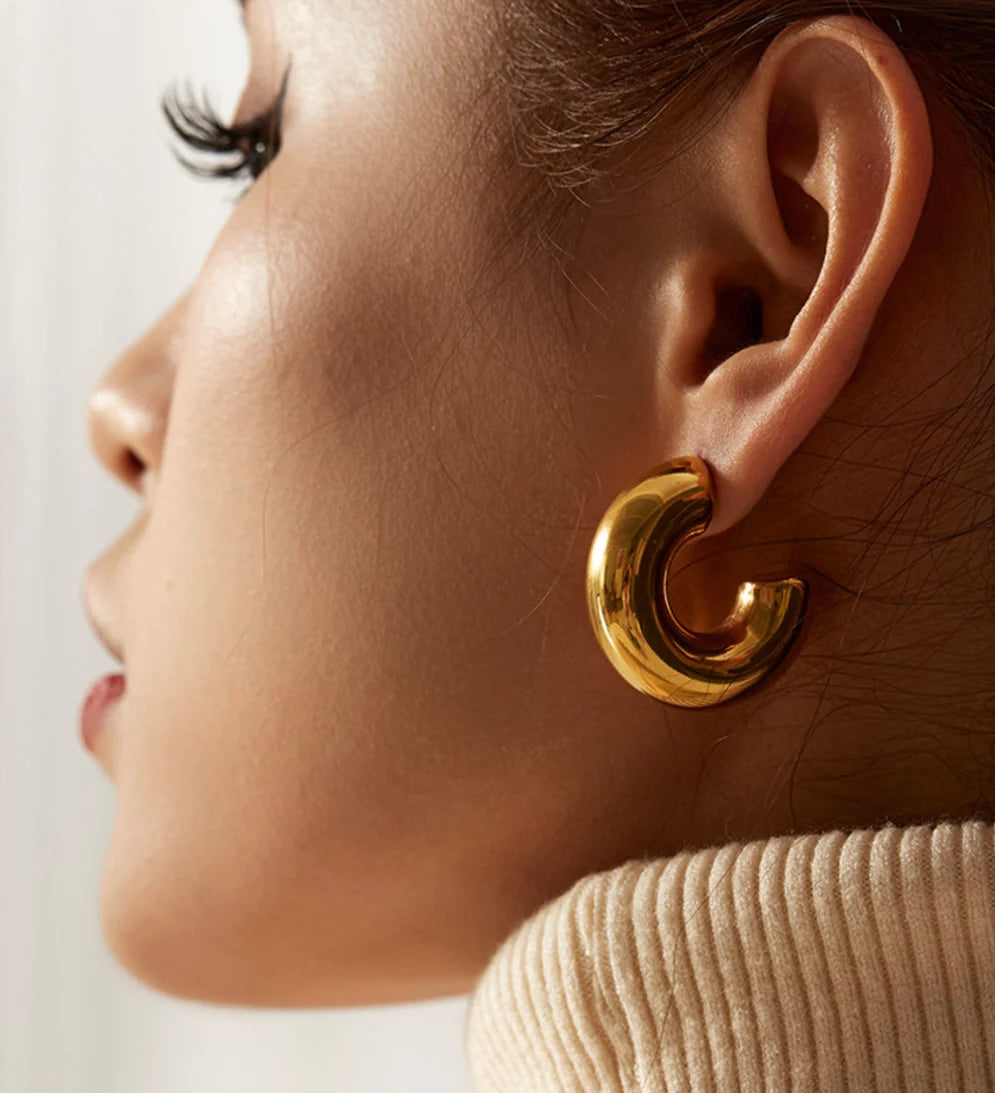 Mini open hoop Earrings