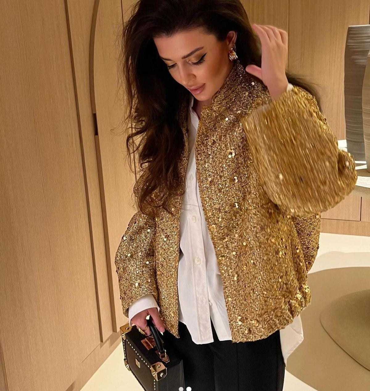 Gold sequin Jacket