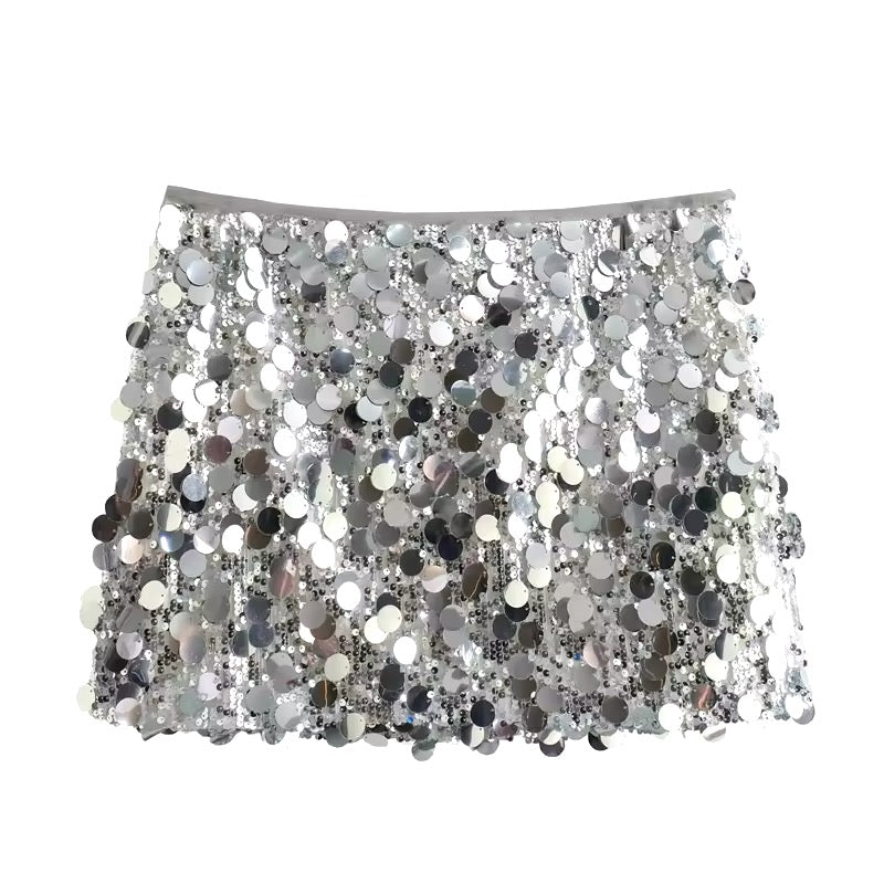 Sequinned skirt