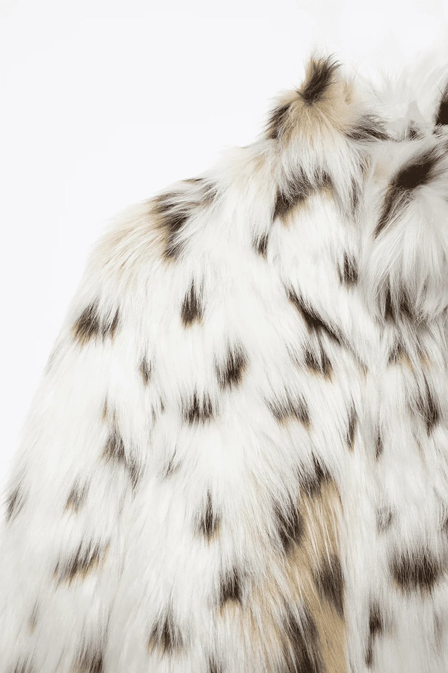 Animal Print Faux Fur Jacket