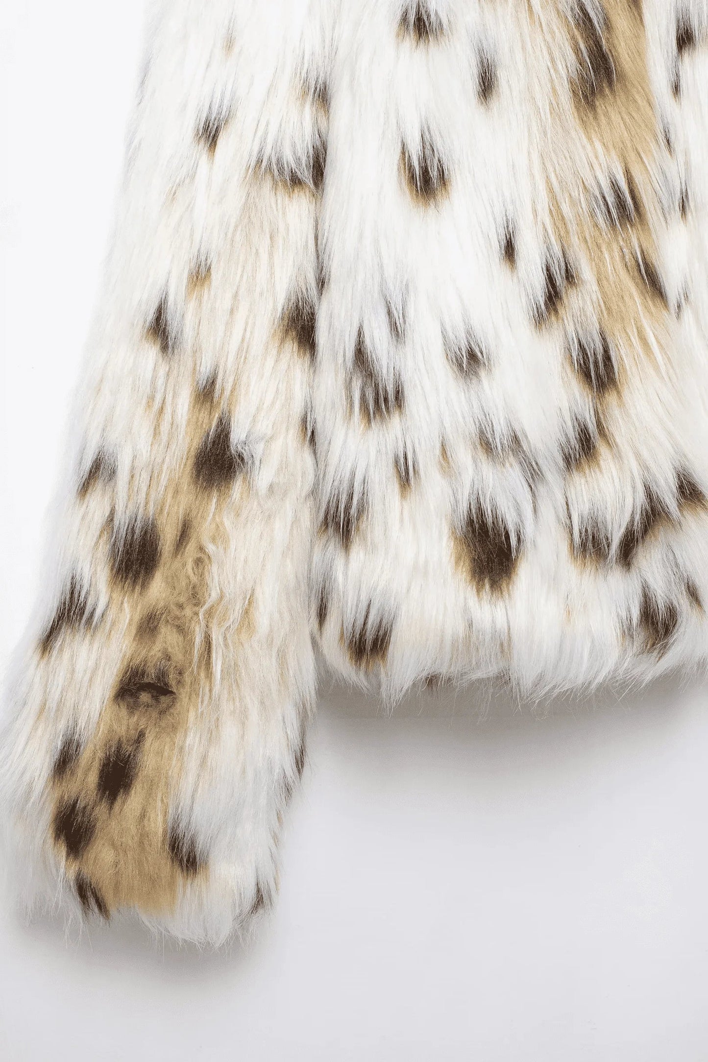 Animal Print Faux Fur Jacket