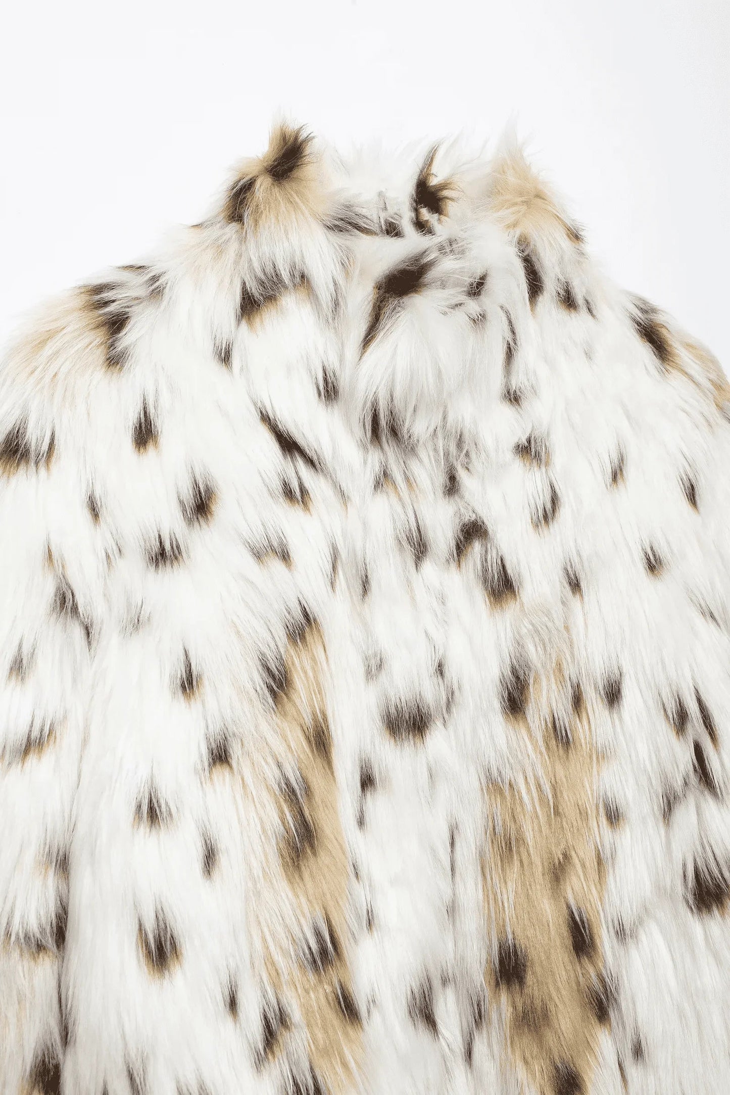 Animal Print Faux Fur Jacket